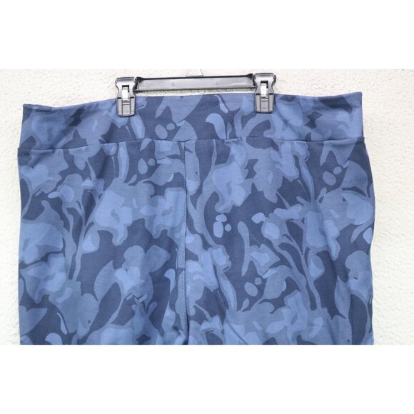Soft Surroundings Blue Camo Pull-On Pants-Size 2X-Soft & Stretchy - Picture 7 of 8